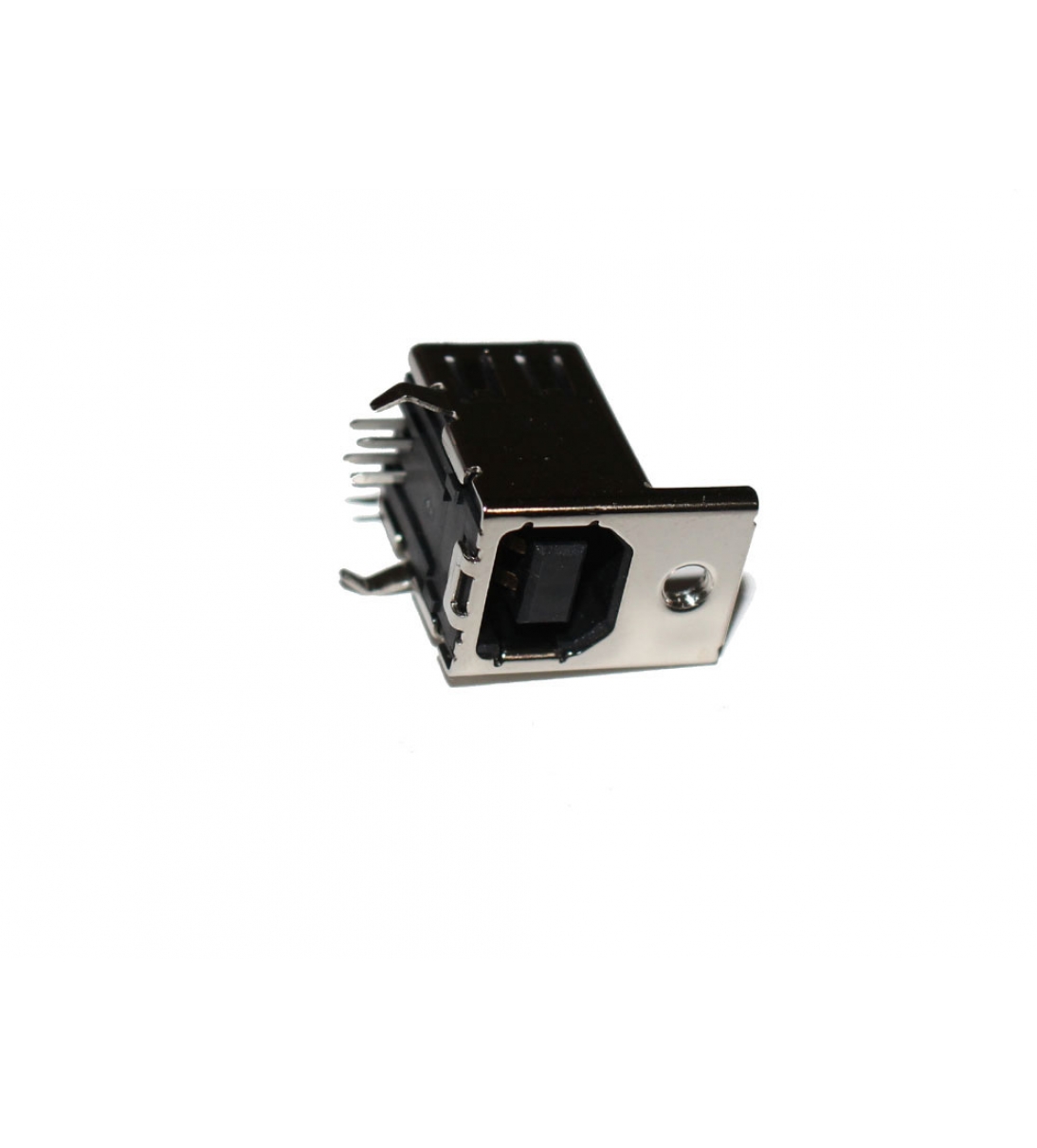 Connettore USB, tipo B, con linguetta per vite di montaggio